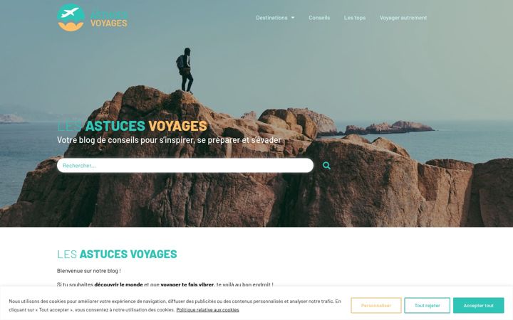 Screenshot of les-astuces-voyages.com