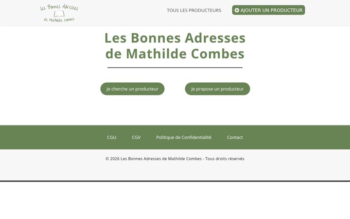 Screenshot of les-bonnes-adresses-mathilde-combes.com