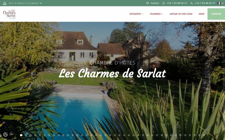 Screenshot of les-charmes-de-sarlat.com