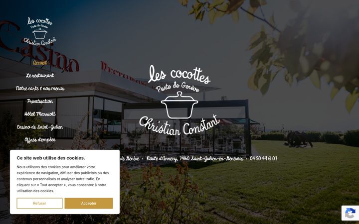 Screenshot of les-cocottes-porte-de-geneve.com