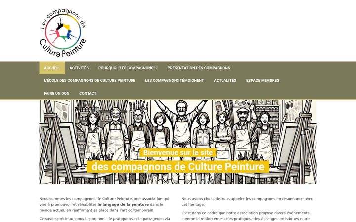 Screenshot of les-compagnons-de-culture-peinture.com