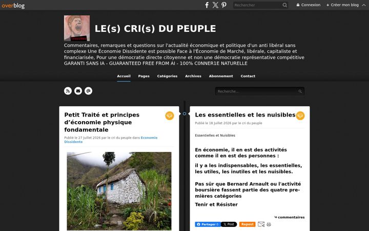 Screenshot of les-cris-du-peuple.com