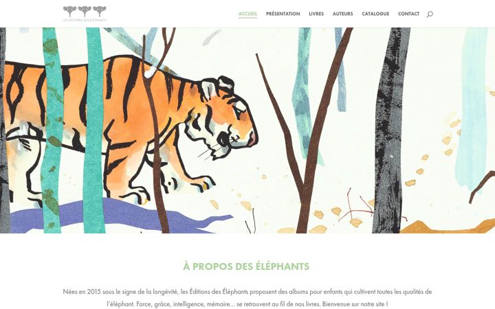 Screenshot of les-editions-des-elephants.com