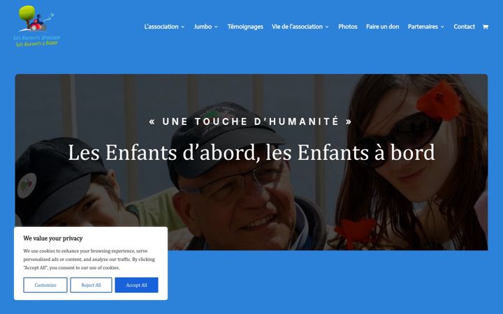 Screenshot of les-enfants-dabord.org