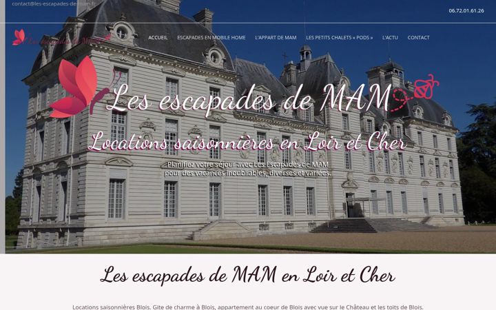 Screenshot of les-escapades-de-mam.fr