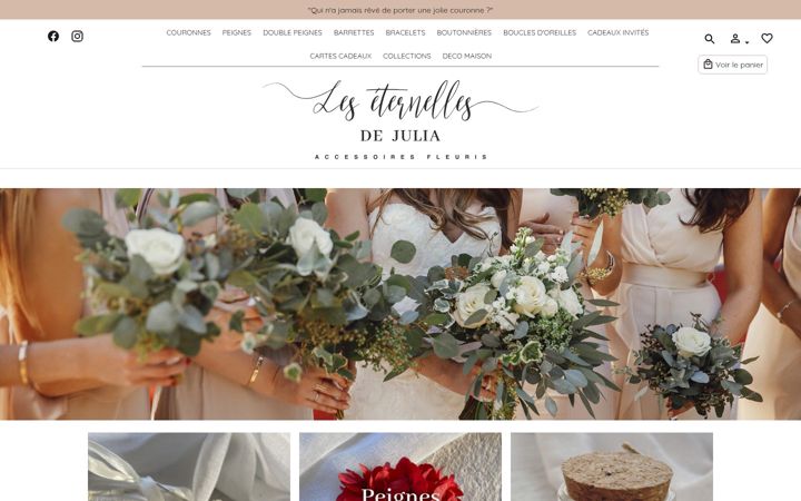 Screenshot of les-eternelles-de-julia.fr