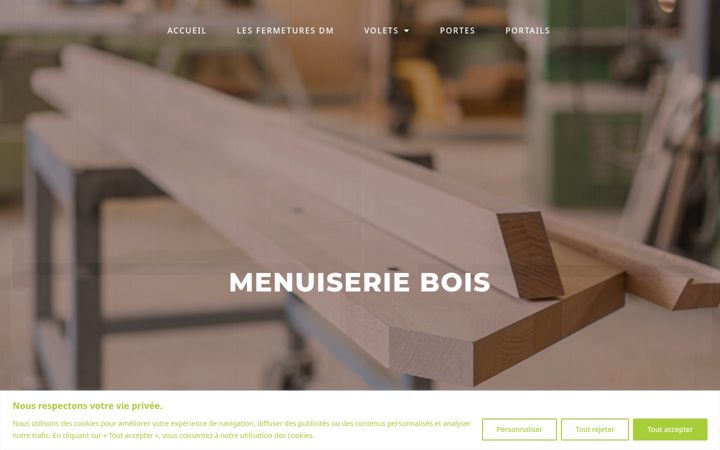 Screenshot of les-fermetures-dm.fr