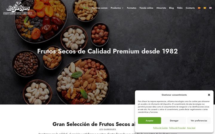 Screenshot of les-garrigues.com