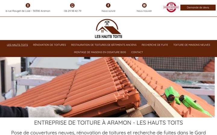 Screenshot of les-hauts-toits.fr