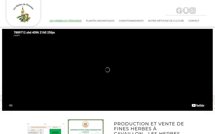 Screenshot of les-herbes-du-perussier.fr