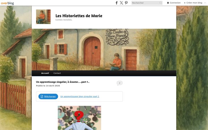 Screenshot of les-historiettes-de-marie.org