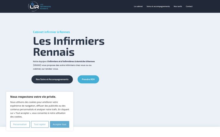 Screenshot of les-infirmiers-rennais.fr