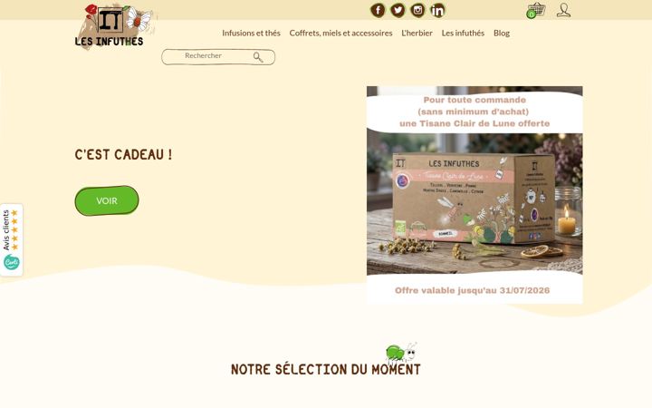 Screenshot of les-infuthes.fr