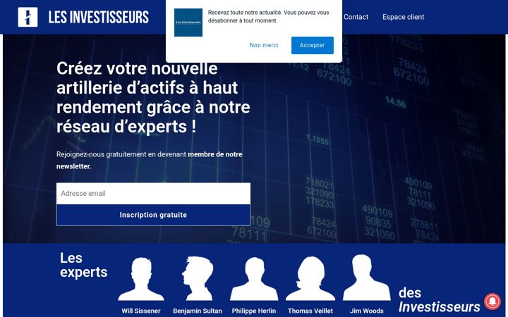 Screenshot of les-investisseurs.com