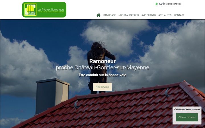 Screenshot of les-maitres-ramoneurs.com