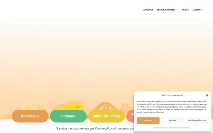 Screenshot of les-majuscules.net