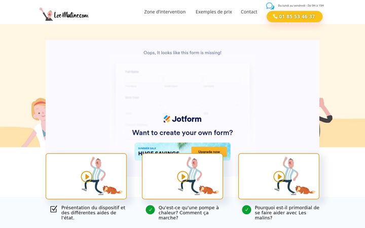 Screenshot of les-malins.com