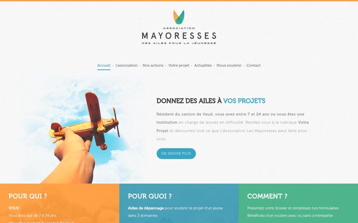 Screenshot of les-mayoresses.ch
