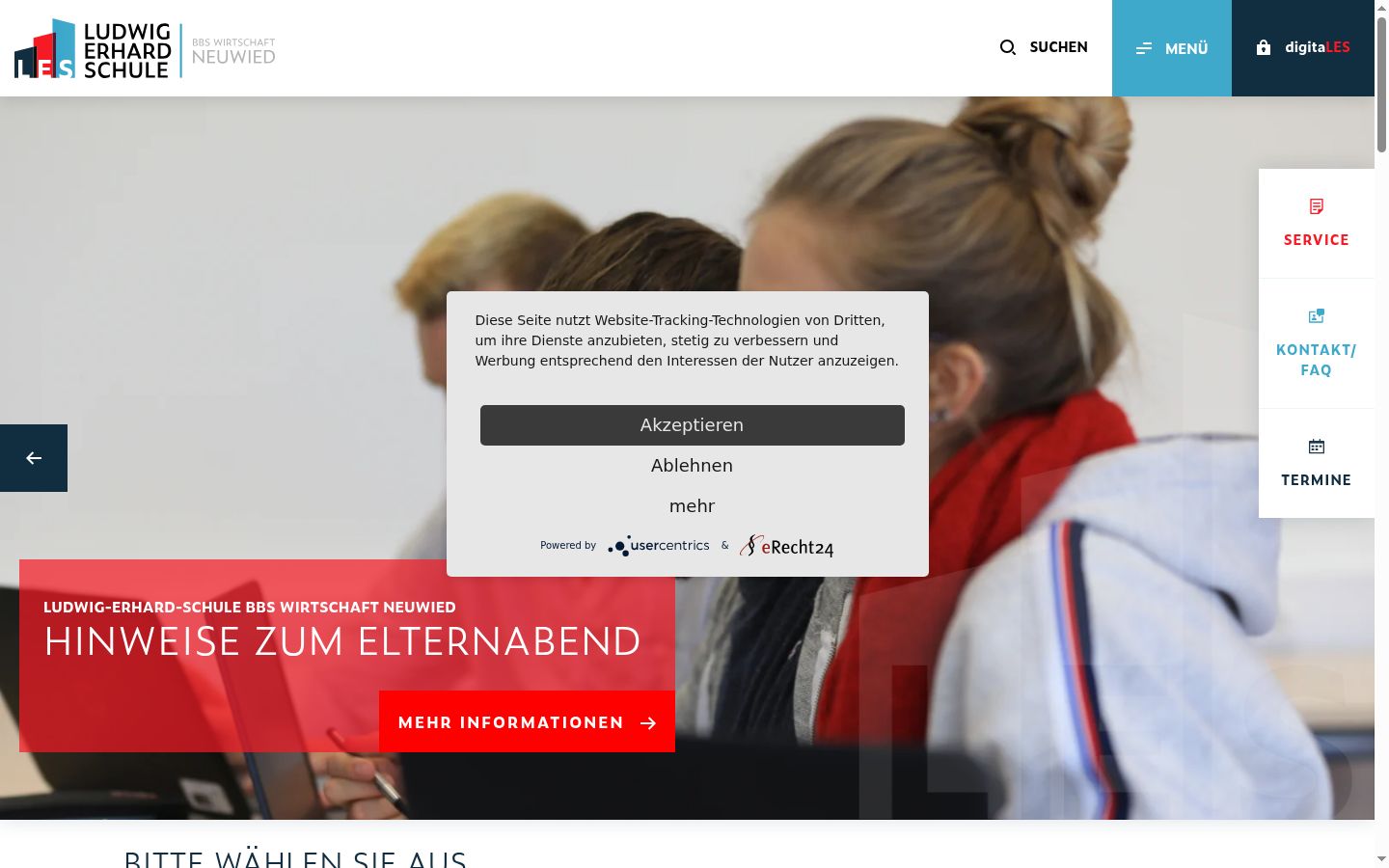 Snímek obrazovky baneru souhlasu zobrazeného před jakoukoli interakcí
