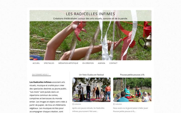 Screenshot of les-radicelles-infimes.com