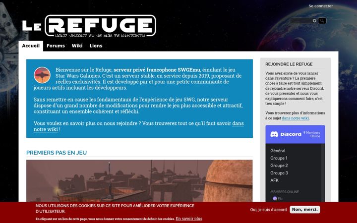 Screenshot of les-refugies.fr