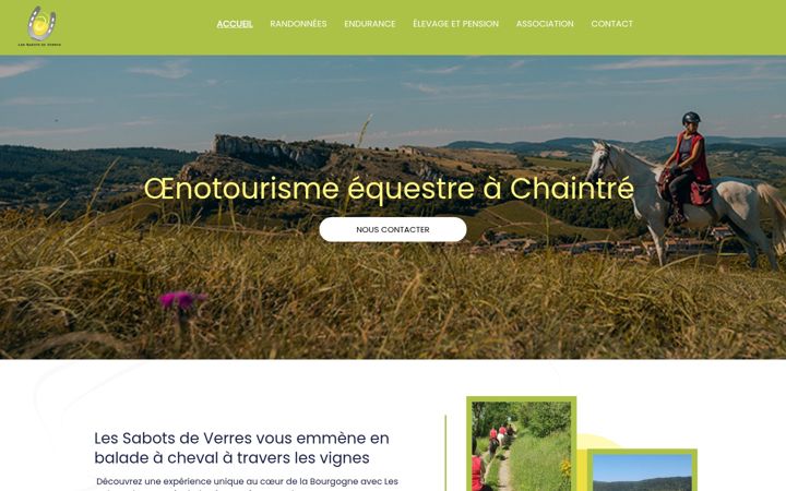 Screenshot of les-sabots-de-verres.fr