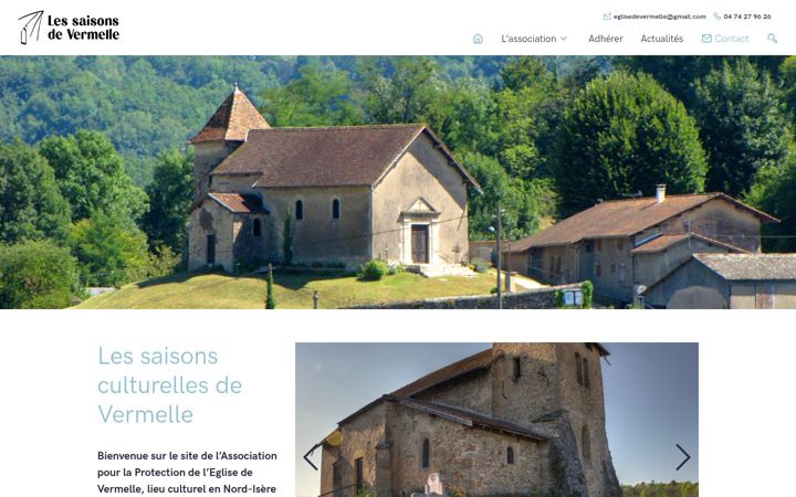 Screenshot of les-saisons-de-vermelle.fr