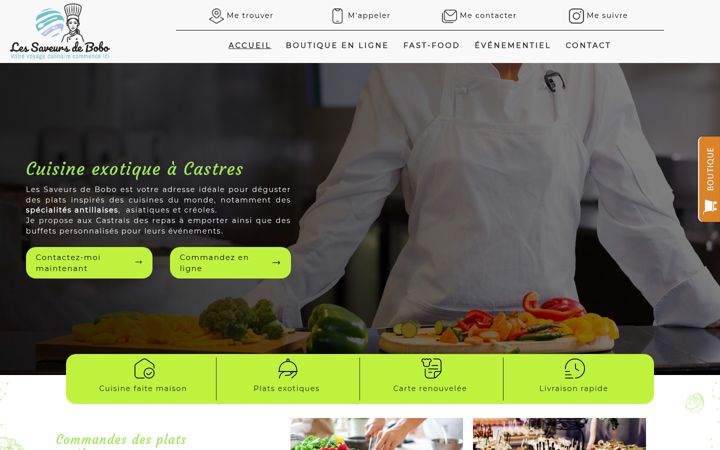 Screenshot of les-saveurs-de-bobo.fr