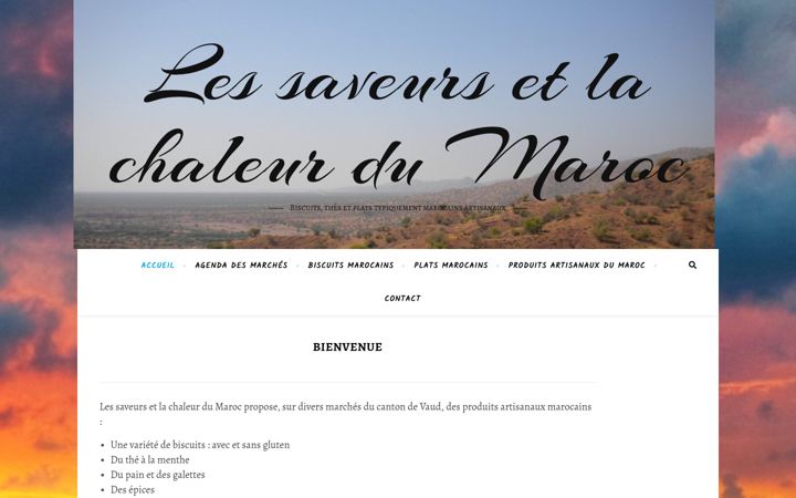 Screenshot of les-saveurs-du-maroc.ch