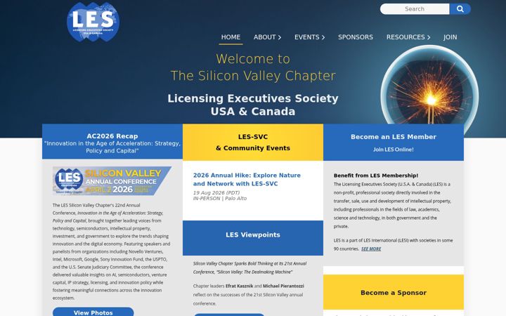 Screenshot of les-svc.org
