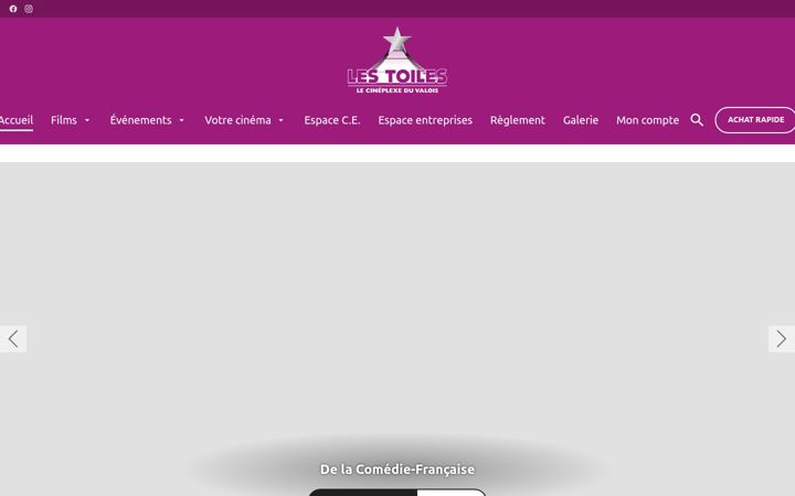 Screenshot of les-toiles-cinemas.fr