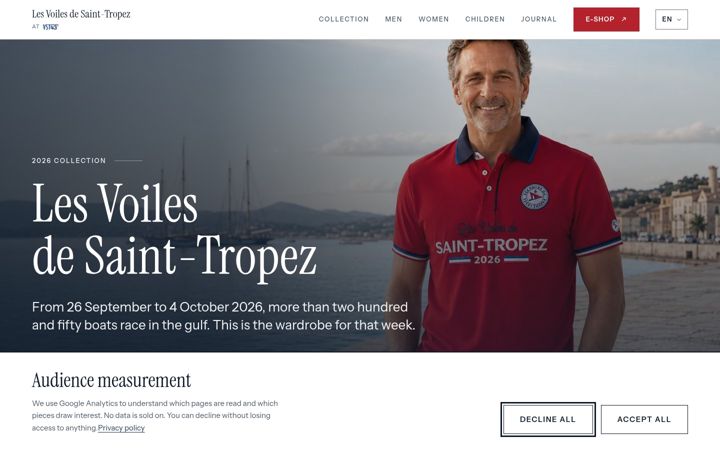 Screenshot of les-voiles-de-saint-tropez.com