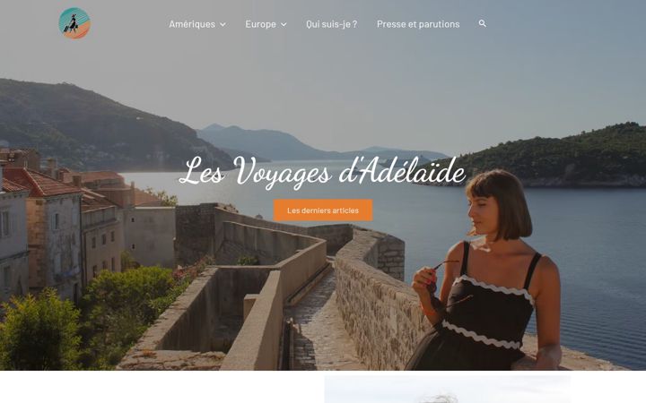 Screenshot of les-voyages-de-adelaide.fr