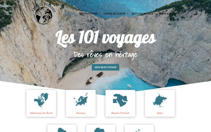 Skærmbillede af les101voyages.com