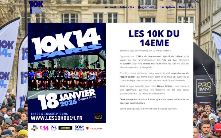 Screenshot of les10kdu14.fr