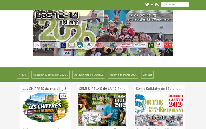 Screenshot of les12-14niort.com