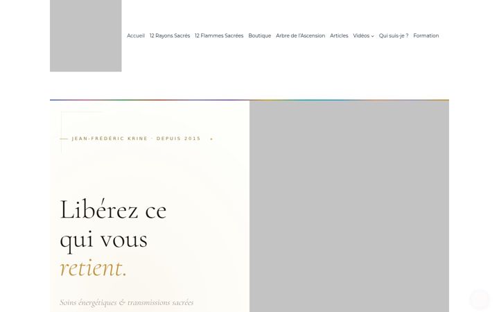 Screenshot of les12rayonssacres.com