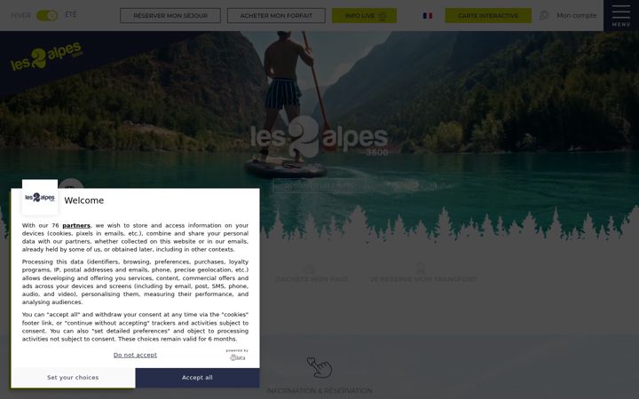 Screenshot of les2alpes.com