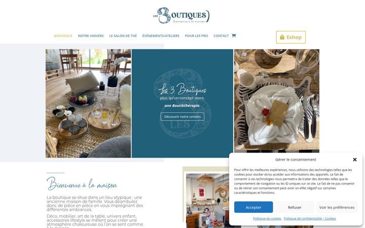 Screenshot of les3boutiques.fr