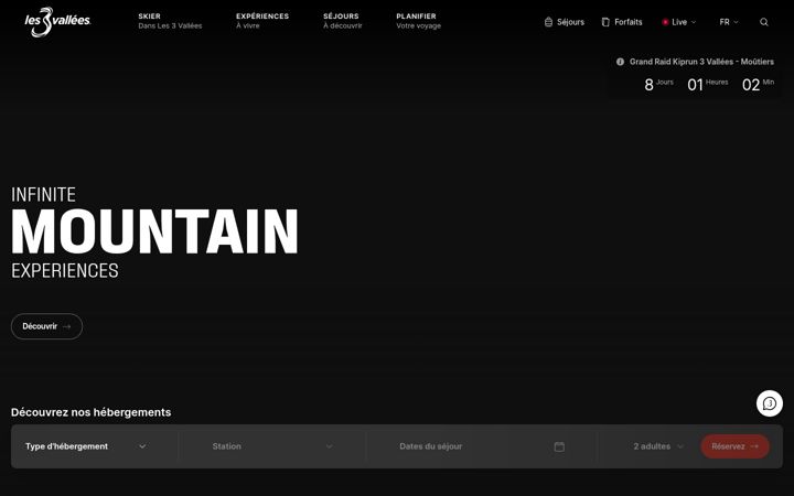 Screenshot of les3vallees.com