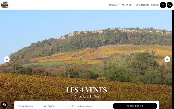Screenshot of les4vents.net