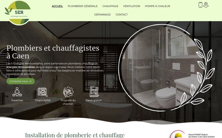 Screenshot of les5energies.fr