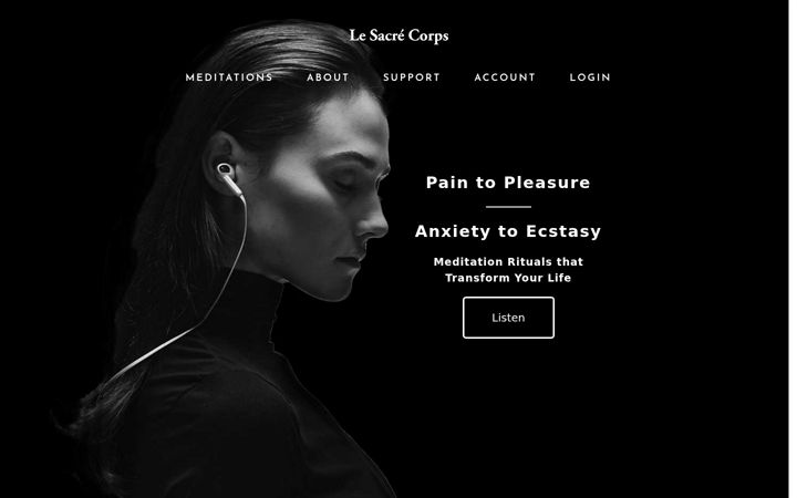 Screenshot of lesacrecorps.com