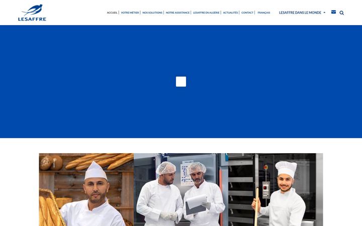 Screenshot of lesaffre-algerie.com