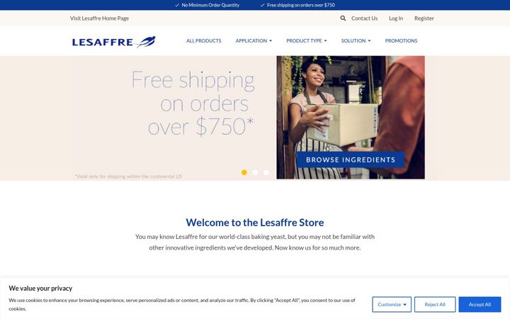 Screenshot of lesaffrestore.com