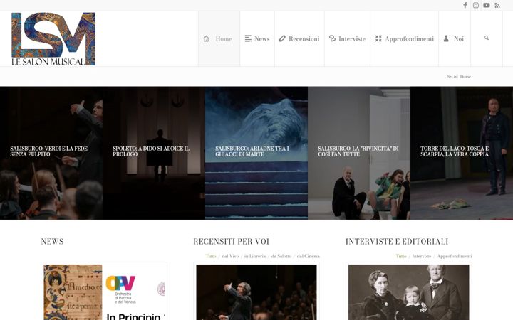 Screenshot of lesalonmusical.it