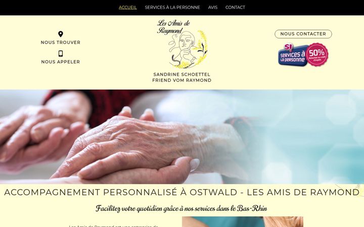Screenshot of lesamisderaymond67.fr