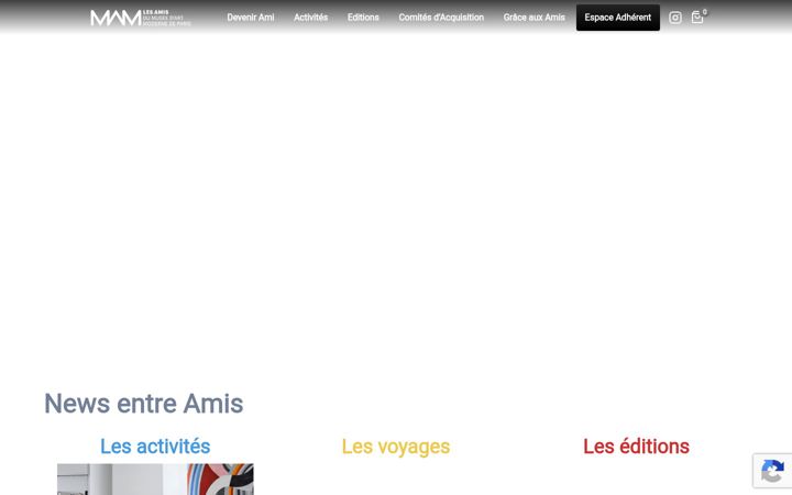 Screenshot of lesamisdumam.fr