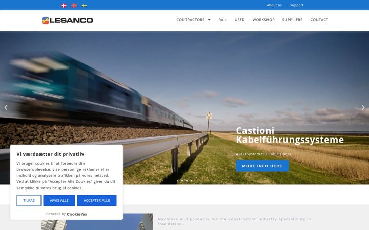 Screenshot of lesanco.dk