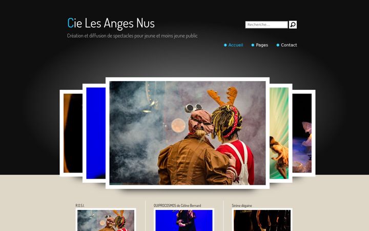 Screenshot of lesangesnus.com